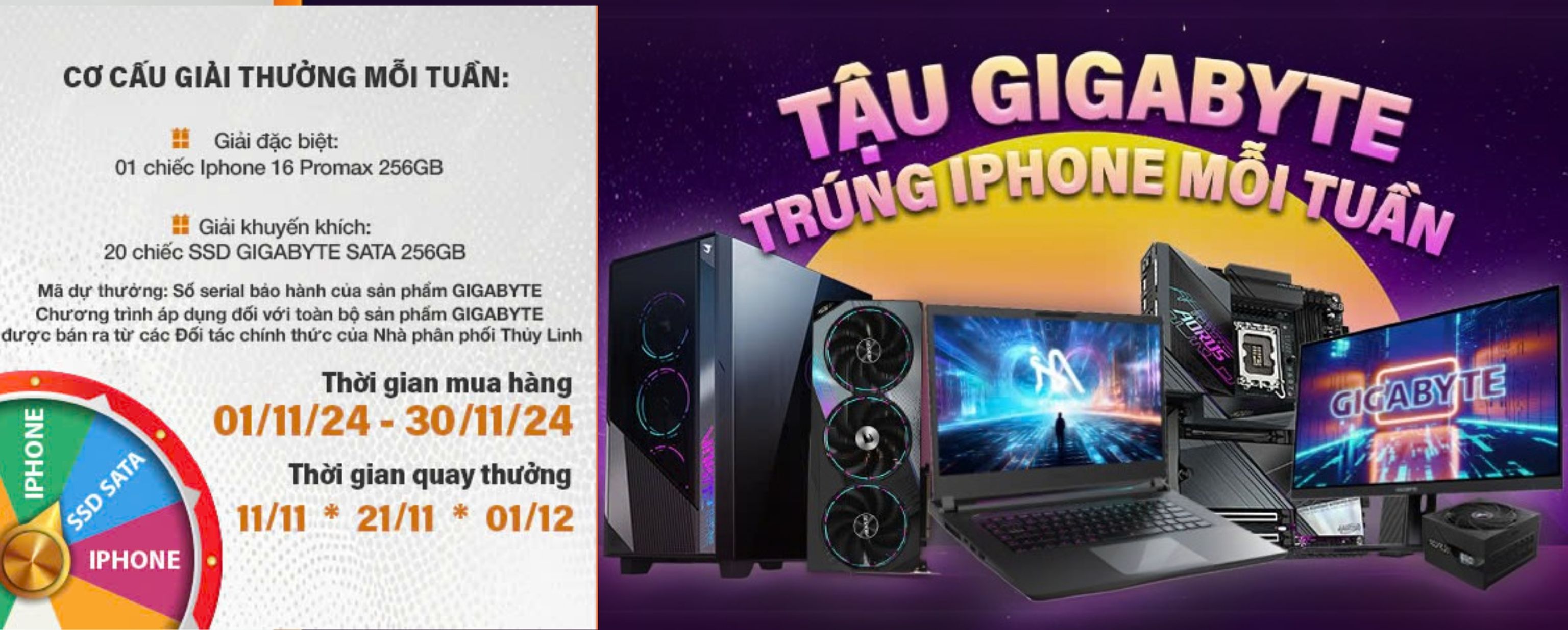 Mua giga tặng iphone