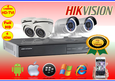 TRỌN BỘ KIT CAMERA FULLHD HIKVISION