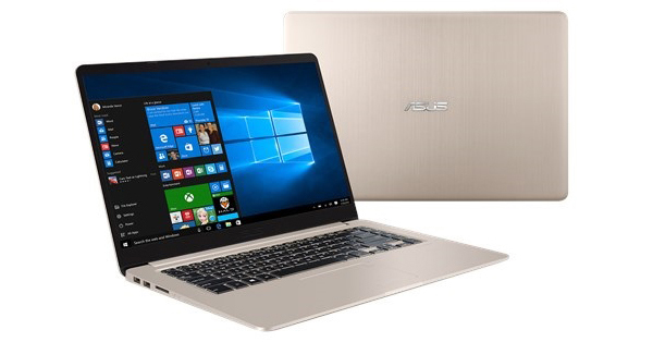 Asus S410UA-EB218T Vỏ nhôm Gold