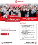 TUYỂN DỤNG NHÂN VIÊN KINH DOANH THỊ TRƯỜNG
