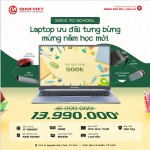 Back To School cùng Quốc Việt - Laptop ưu đãi tưng bừng, mừng năm học mới 2023