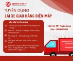 [GẤP] TUYỂN DỤNG NHÂN VIÊN GIAO HÀNG