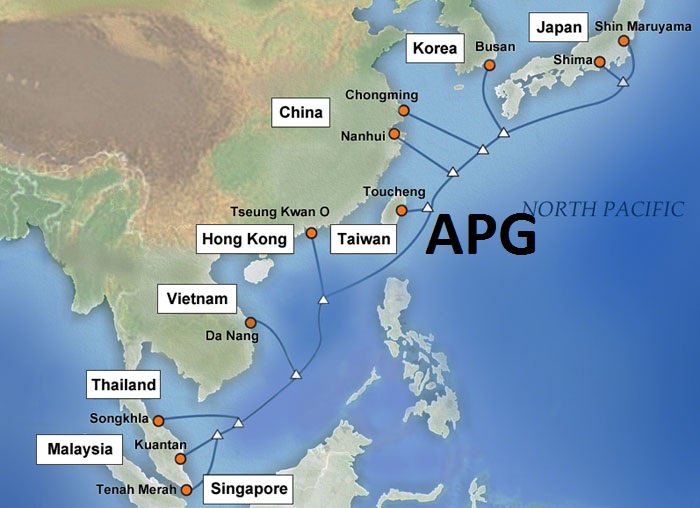Cáp quang biển APG gặp sự cố trong khi AAG vẫn chưa được khắc phục