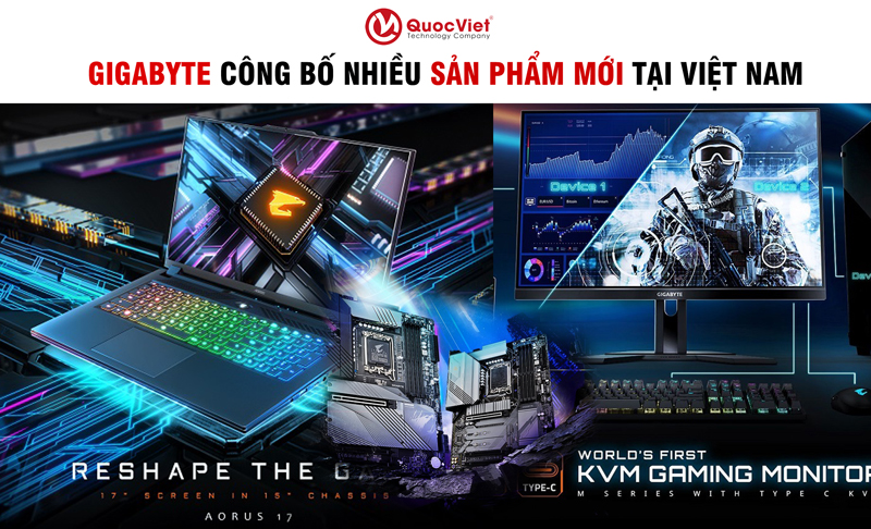 GIGABYTE công bố nhiều sản phẩm mới tại Việt Nam
