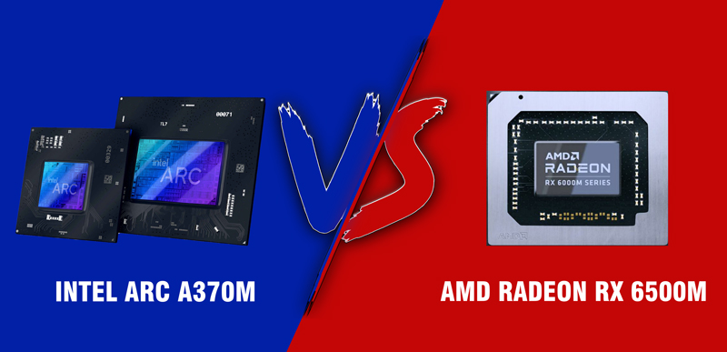 AMD tuyên bố sự vượt trội của Radeon RX 6500M so với Intel Arc A370M