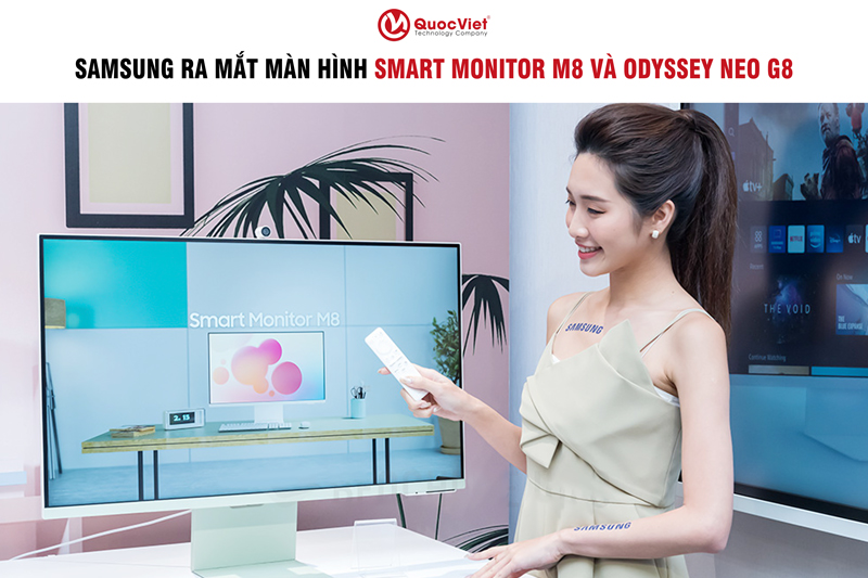 Samsung Ra Mắt Màn Hình Smart Monitor M8, Odyssey Neo G8