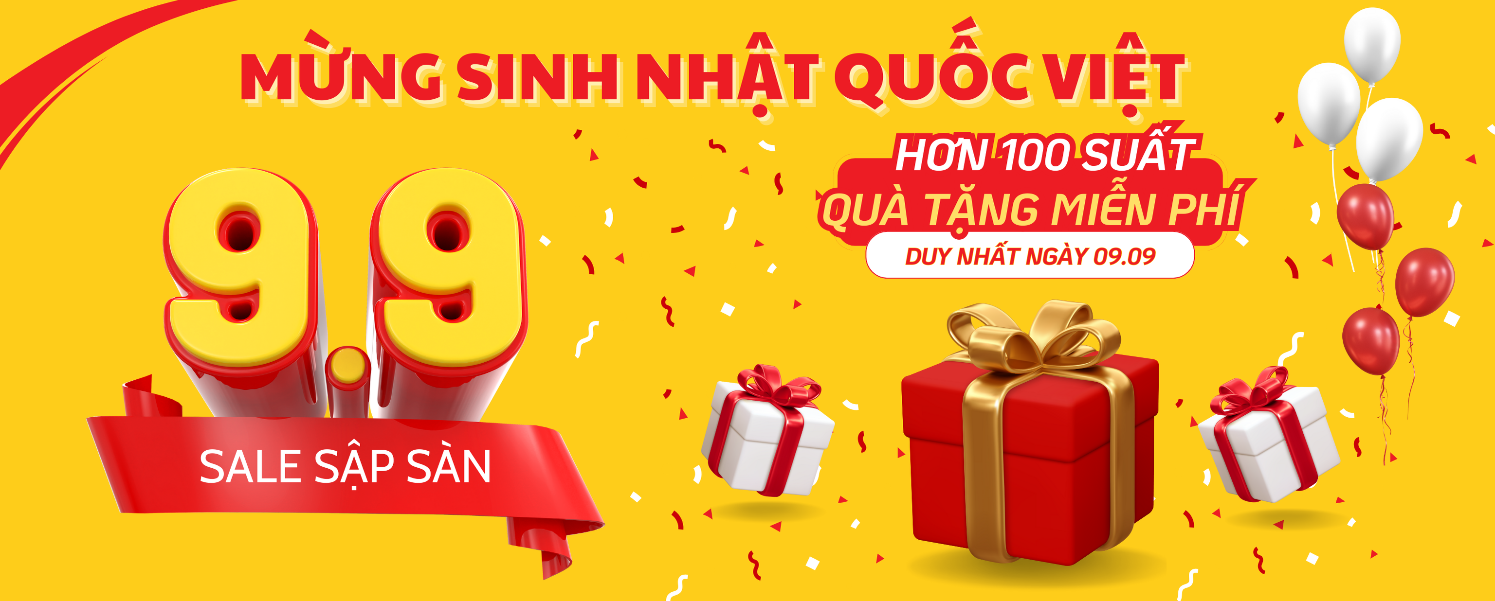 Chương Trình Khuyến Mãi Mừng 13 Năm Thành Lập Công Ty Quốc Việt – Siêu Sale 9.9