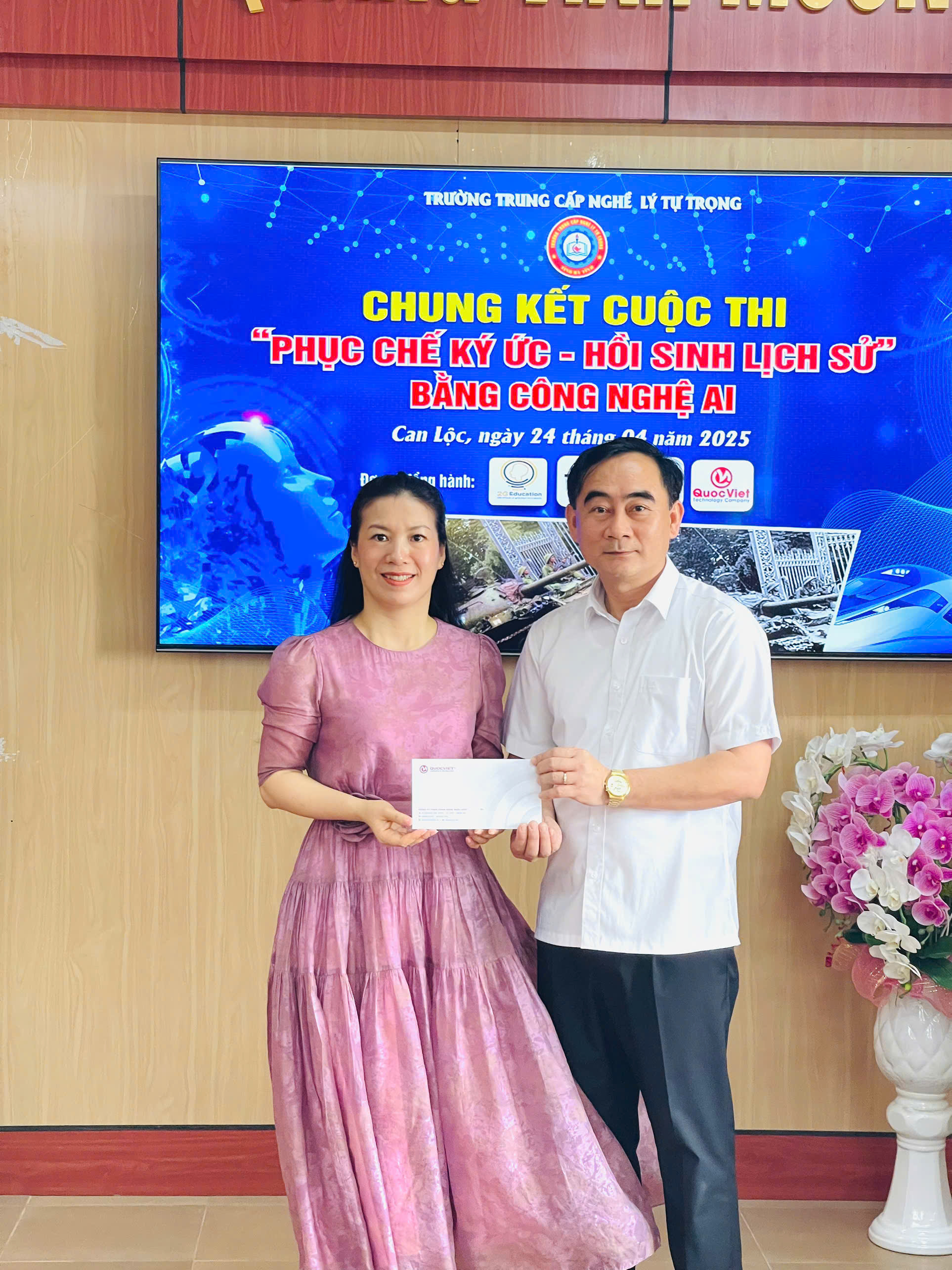  CÔNG TY TNHH CÔNG NGHỆ QUỐC VIỆT VINH DỰ ĐỒNG HÀNH CÙNG  CUỘC THI “PHỤC CHẾ KÝ ỨC – HỒI SINH LỊCH SỬ BẰNG CÔNG NGHỆ AI