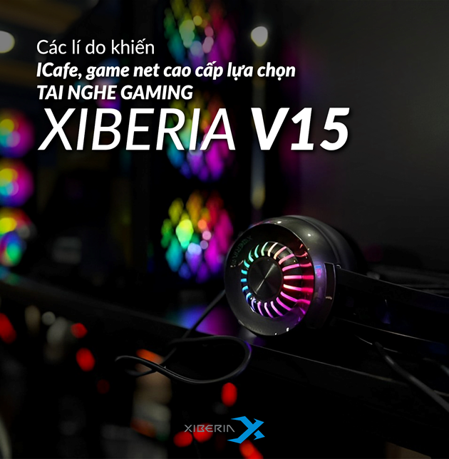 Các lý do khiến ICafe, Game net cao cấp lựa chọn tai nghe Gaming hãng XIBERIA