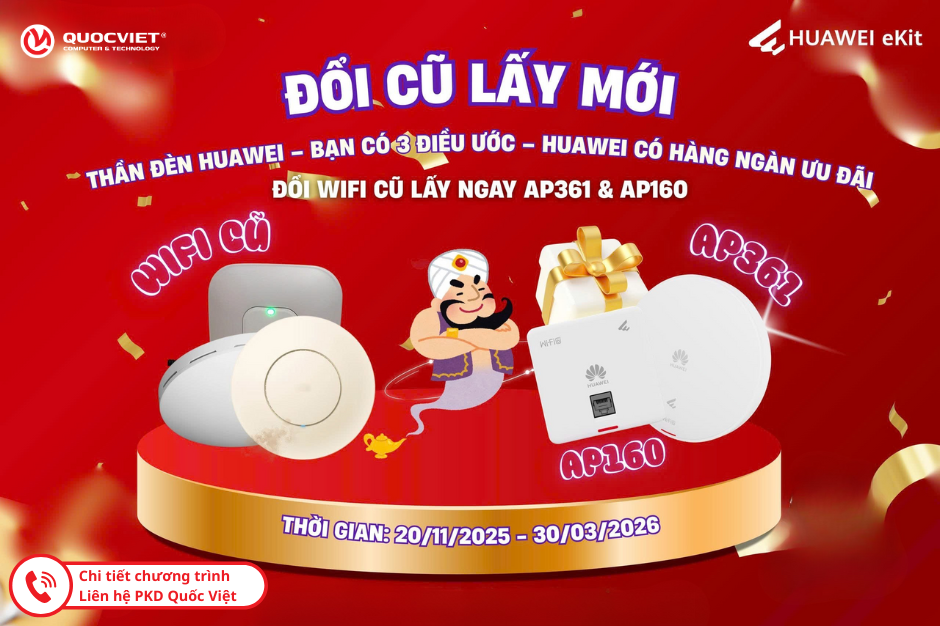  CHƯƠNG TRÌNH NÂNG TẦM MẠNG TỐC ĐỘ CAO CÙNG HUAWEI