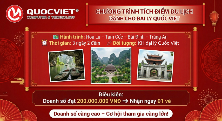 CHƯƠNG TRÌNH TRI ÂN ĐẠI LÝ: SĂN DOANH SỐ - ĐỔI VÉ DU LỊCH NINH BÌNH