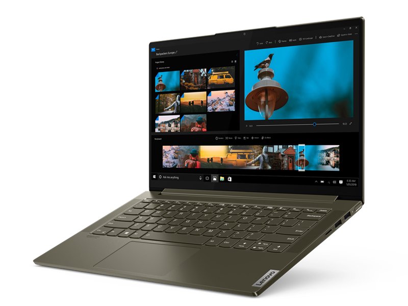 Quốc Việt - Laptop Lenovo Yoga Slim 7 14ITL05 82A3004FVN (i7-1165G7/8GB/512Gb  SSD//Win10/Xanh Rêu/vỏ KL)