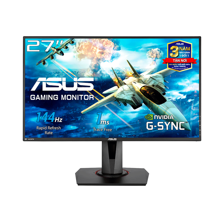 Monitor Asus VG278Q (27inch/FHD/TN/144Hz/1ms/HDMI+DP+DVI)