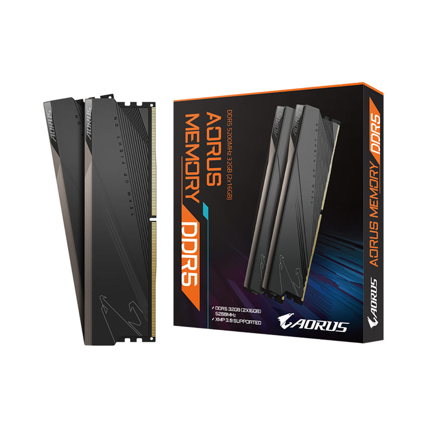 Ram Gigabyte AORUS 32GB (2x16GB) DDR5 5200Mhz (GP-ARS32G52D5) 