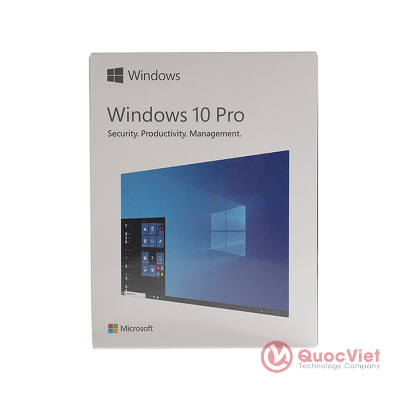 Hệ điều hành Microsoft Windows 10 Pro FPP 32bit/64bit Eng Intl USB (HAV-00060)
