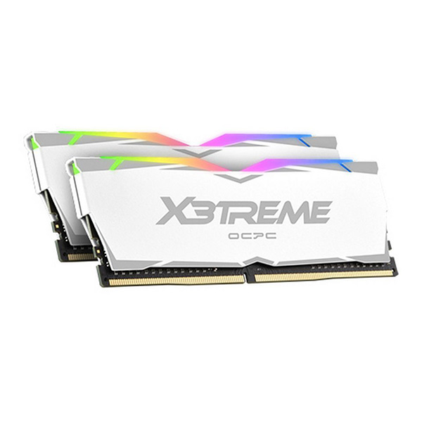 Ram OCPC X3treme Aura RGB 16GB (8GBx2) Bus 3200 White MMX3A2K16GD432C16W
