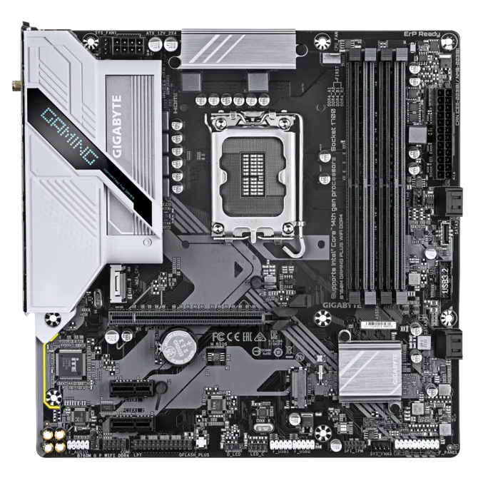 Mainboard Gigabyte B760M GAMING PLUS WIFI DDR4 (Intel B760, LGA1700,mATX)