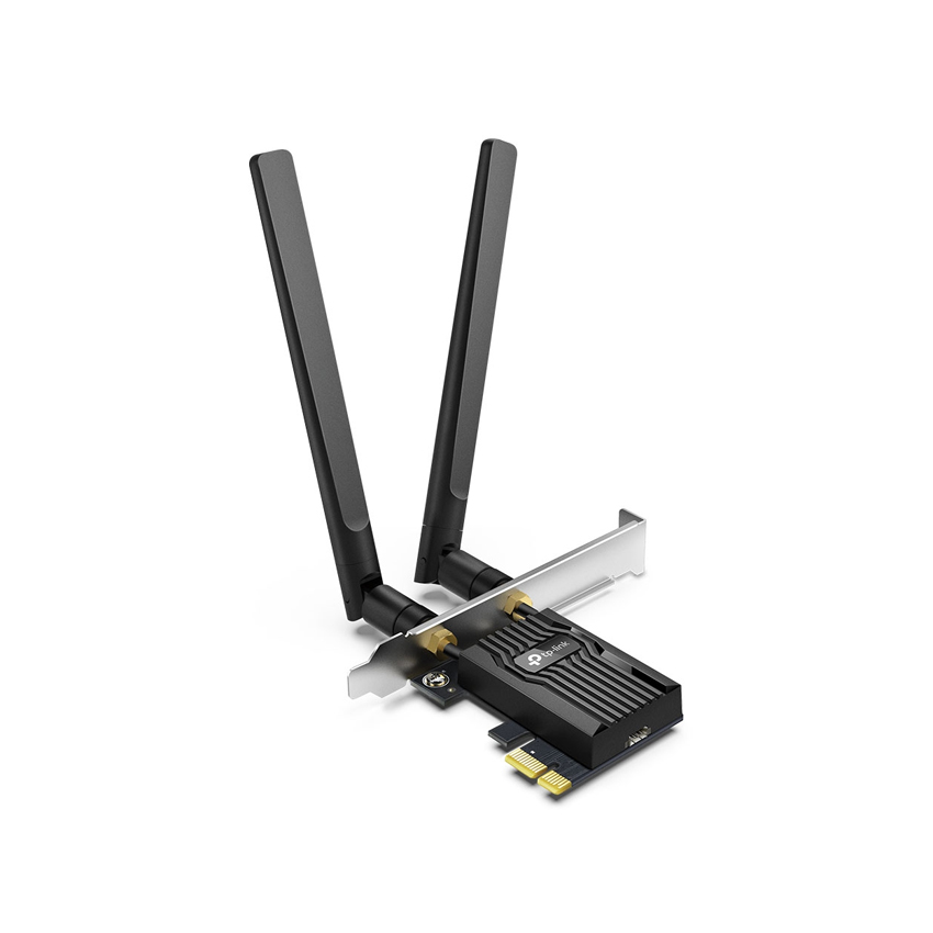 Cạc mạng không dây TP-Link PCI-E Archer TX55E (Chuẩn AX/AX3000Mbps/2 Ăng-ten ngoài/Bluetooth)