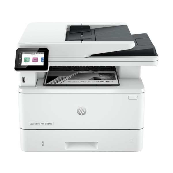 Máy in Laser đa năng HP 4103FDN (2Z628A) - in, copy,scan,fax, duplex,network