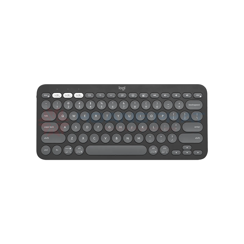 Key Logitech không dây bluetooth K380s màu than chì