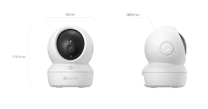 Camera EZVIZ C6N Pro 3MP 2K W1 Color Wifi quay quét 360 độ trong nhà, có màu ban đêm