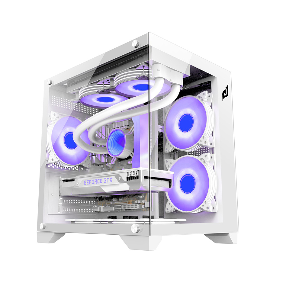 Vỏ Case Edra ECS1503 White ( Matx, Case Bể Cá) ( Không Kèm Fan)