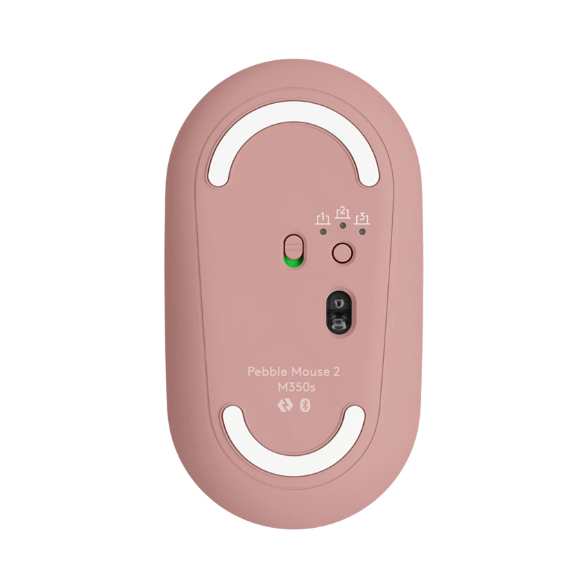 Mouse không dây Bluetooth Logitech M350s (Màu hồng)