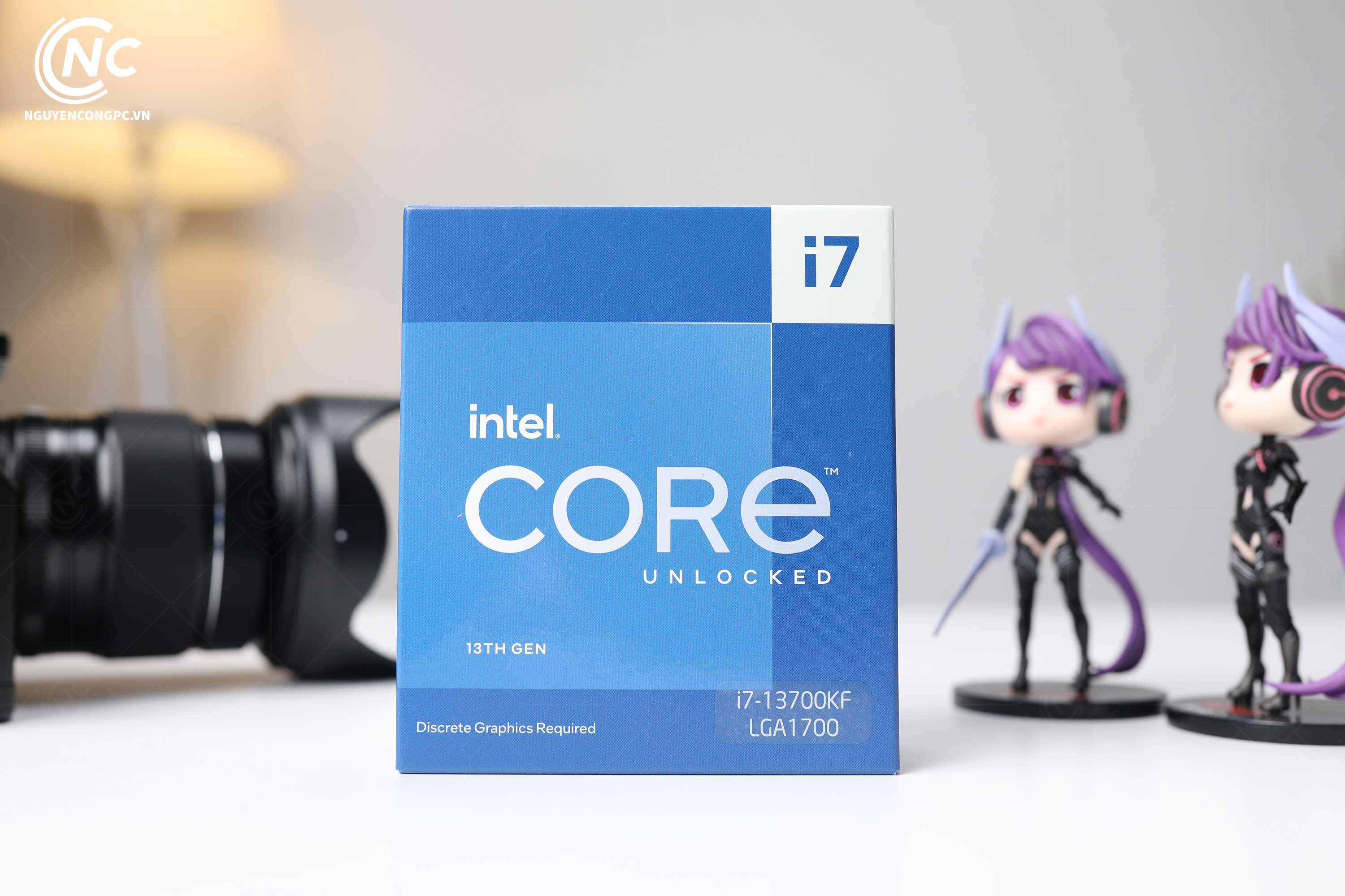 CPU Intel Core i7-13700KF (Up To 5.40GHz, 16 Nhân 24 Luồng, 30M Cache, Raptor Lake)