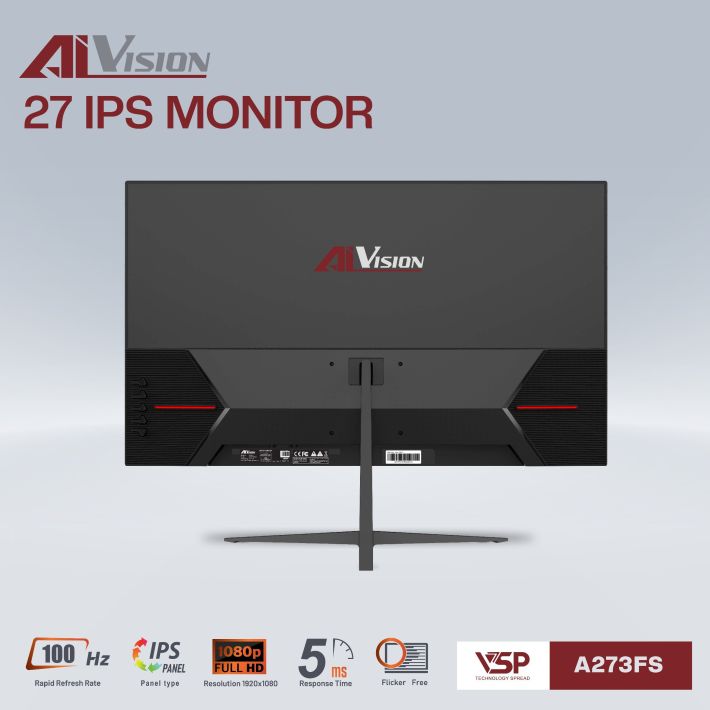 Màn hình AiVision A273FS 27 inch Full HD/ IPS/ 100Hz/ 5ms