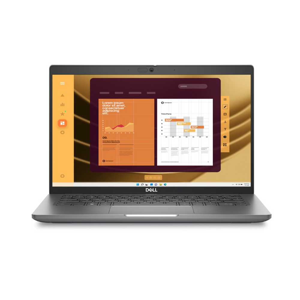 Máy tính xách tay Dell Latitude 5450 | Đen | Intel core Ultra 5 135U/ [RAM 16GB | 512GB SSD | 14 inch FHD | Intel Graphics | 3 Cell | Ubuntu Linux 22.04 | 3Yrs]