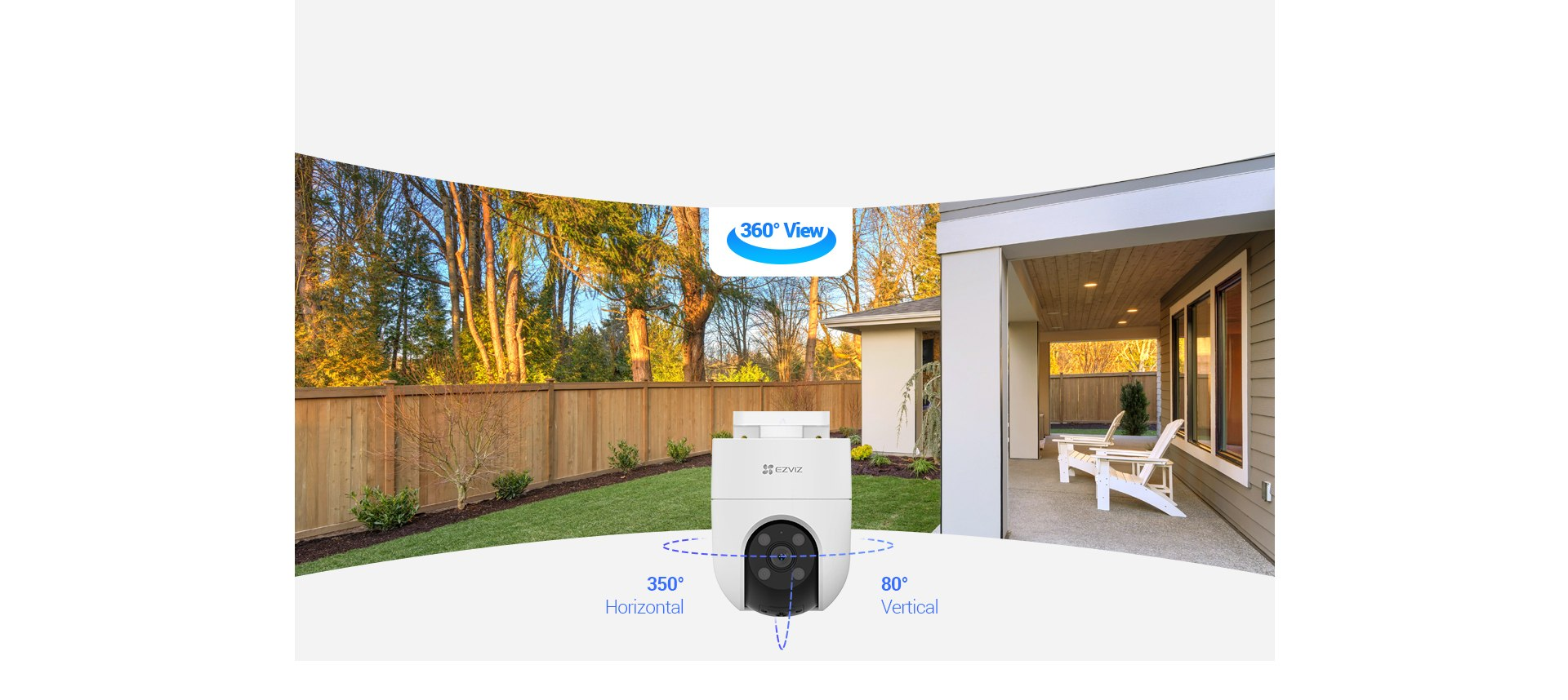 Camera EZVIZ CS-H8C 4G 3MP, 4mm Wifi quay quét 360 độ
