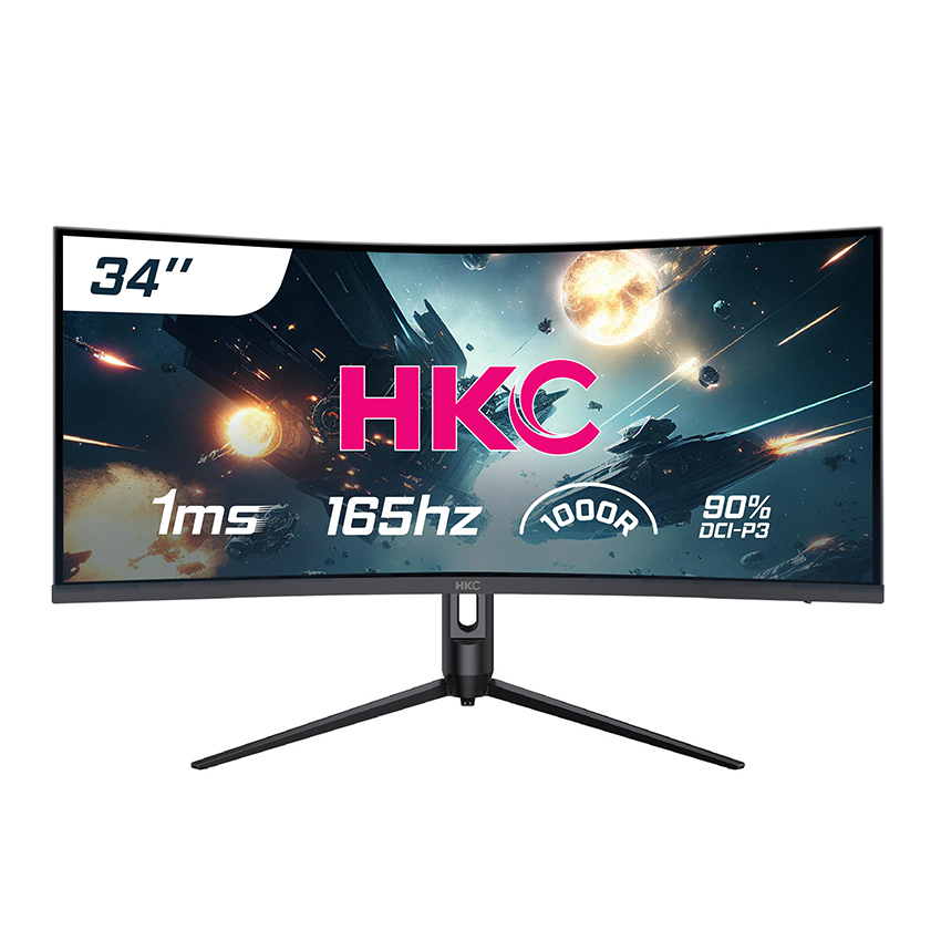 Màn hình cong HKC MG34H18Q 34 inch 2K 165Hz 1000R