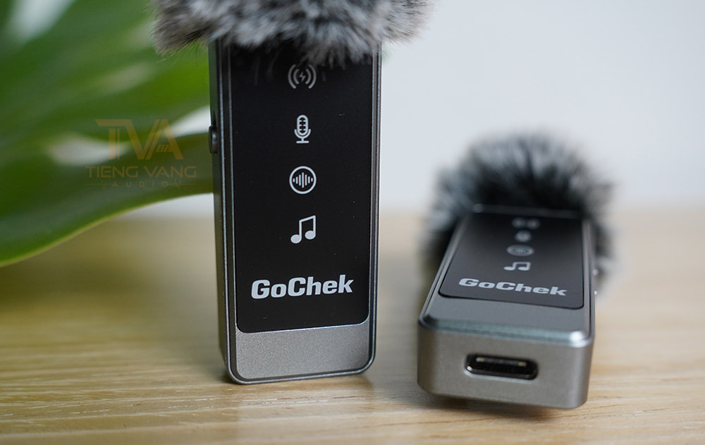 Micro thu âm không dây GoChek Ultra S24 bộ đơn 1 mic không hộp xạc