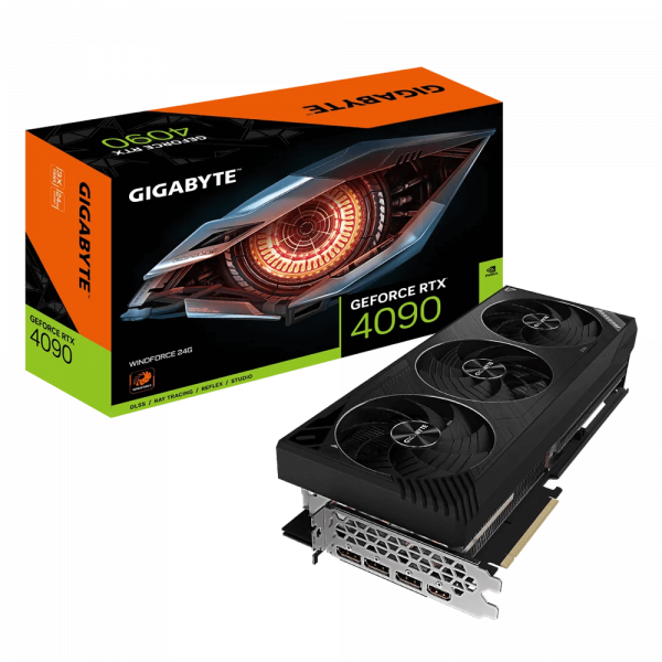 VGA GIGABYTE RTX 4090 WINDFORCE V2 24G (24GB GDDR6X, 384-bit, HDMI +DP, 1x16-pin)