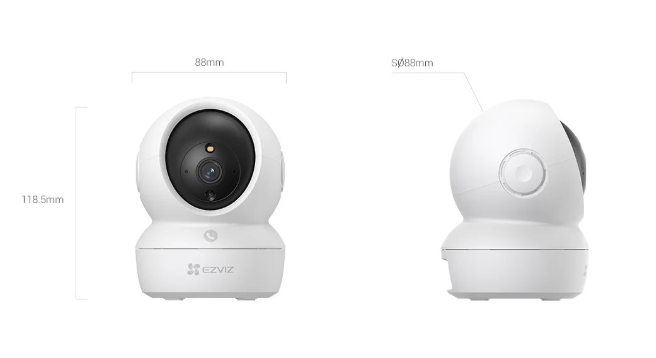 Camera EZVIZ H6C Pro 3MP 2K W1 Color Wifi quay quét 360 độ trong nhà, có màu ban đêm