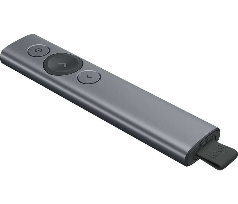 Bút trình chiếu Logitech Spotlight màu xám đen (910-004863)