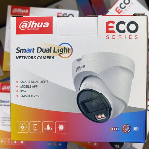 Camera Dahua DH-IPC-T1E29-A-IL-VN 2MP IP Dome có mic, HN 30m, Led 15m