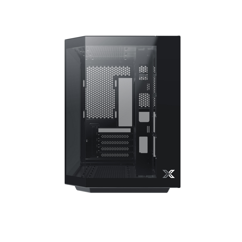 Vỏ thùng Xigmatek Cubi M Black EN42775 (MATX, Màu Đen, case Bể Cá)