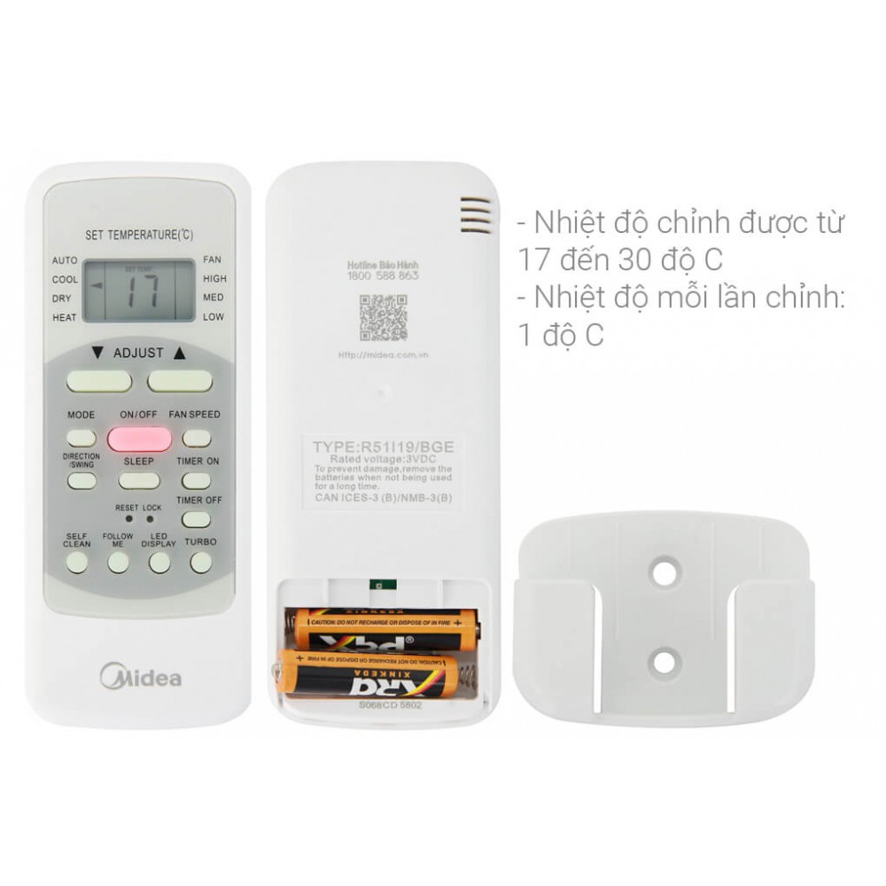  Điều hòa Midea 18000 BTU 1 chiều MSAGA-18CRDN8-18CFN8 inverter