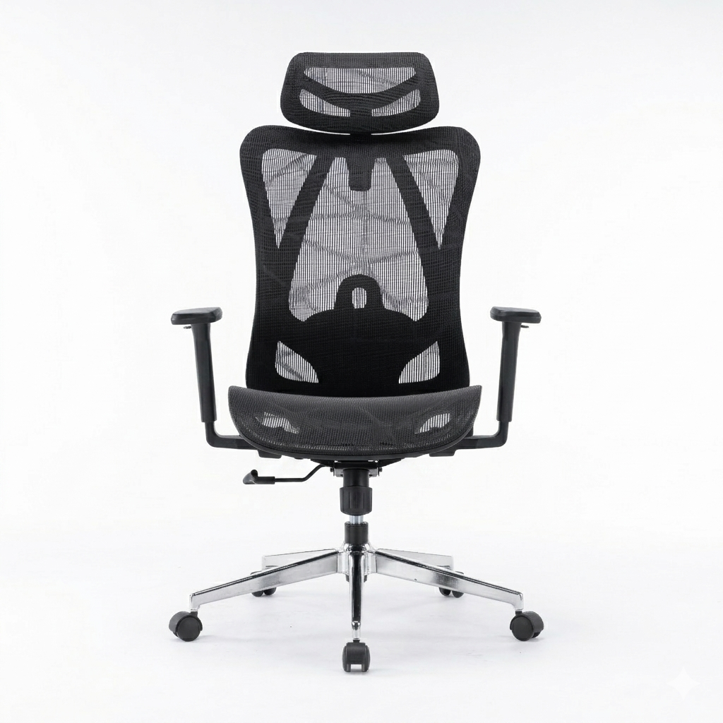 Ghế xoay công thái học E-Dra EEC225 Black