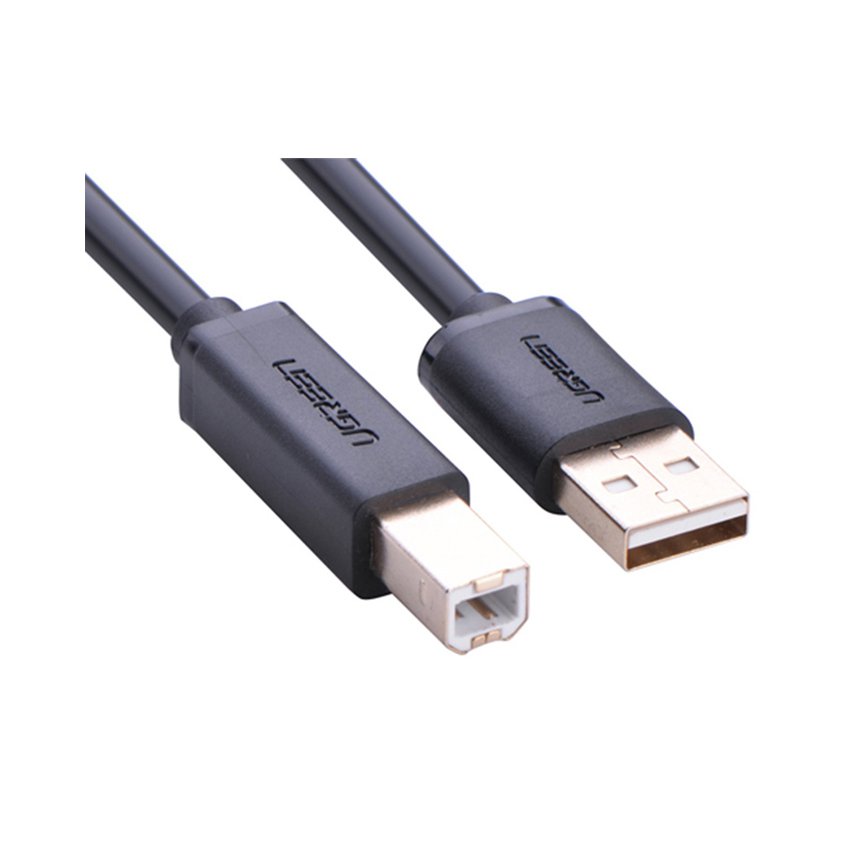 Dây máy in Ugreen 10350 1.5M USB2.0 (Đầu mạ vàng)