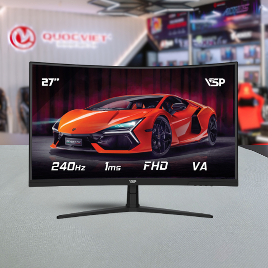 Màn hình cong Gaming VSP VG2724FC1 (27inch / FHD / VA / 240Hz / 1ms / R1500 / FreeSYNC)
