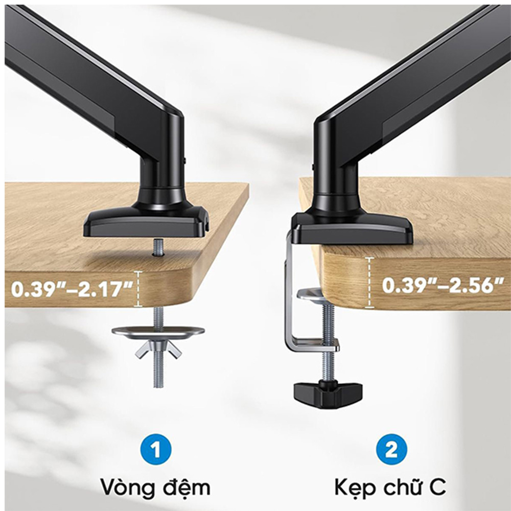 Giá treo màn hình EDRA - EMA7302 (17 - 34 inch) ( 1 Màn Hình)