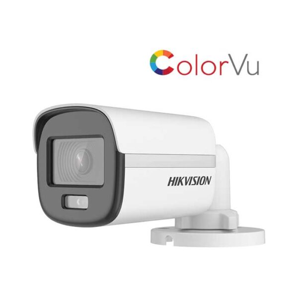 Camera Hikvision DS-2CE10DF0T-PFS Thân ngoài trời Colorvu, có mic, có màu ban đêm