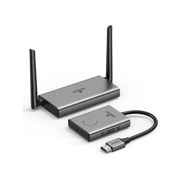 Bộ thu phát không dây HDMI+VGA 50m Ugreen (50633A) vỏ nhôm