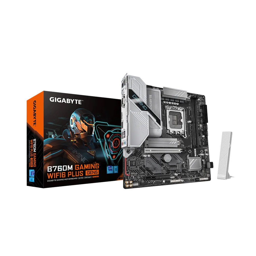 Bo mạch chủ Gigabyte B760M DDR5 Gaming Wifi6 Plus Gen5