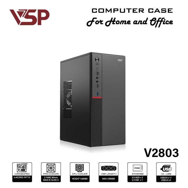Vỏ thùng VSP V2802 cổng USB 3.0