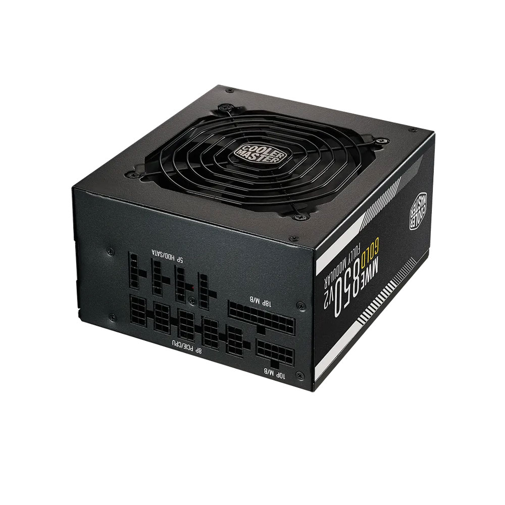 Nguồn máy tính Cooler Master MWE GOLD 850 - V2 (80 Plus Gold/ Full-Modular/ ATX/ Đen)