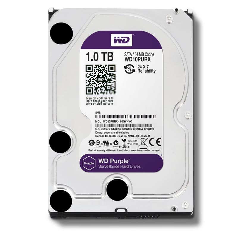Ổ cứng HDD Western 1.0TB Tím NK