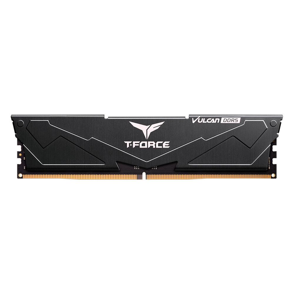 Bộ nhớ trong TEAMGROUP T-FORCE VULCAN 16GB DDR5 6000Mhz (FLBD516G6000HC38C01) màu đen